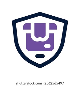insurance icon. vector dual tone icon for your website, mobile, presentation, and logo design.