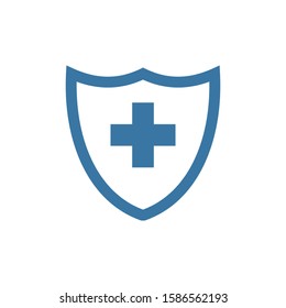 Insurance icon vector illustration isolated . Medical Insurance Icon.