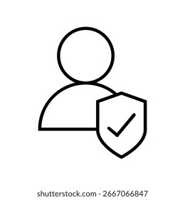 Conjunto de Vectores de iconos de seguros. colección de signos de ilustración actuarial. símbolo de póliza de seguros. logotipo de garantía.