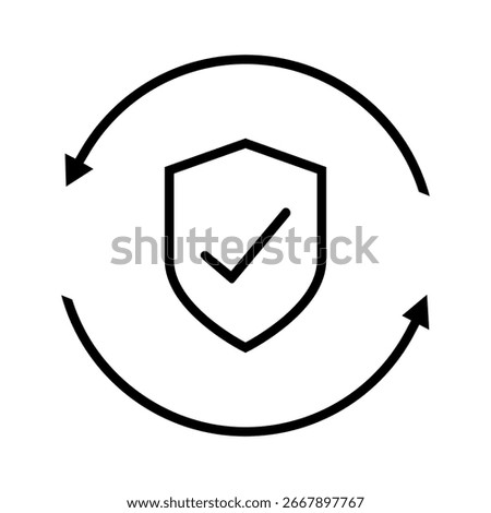 Insurance icon vector set. actuarial illustration sign collection. insurance policy symbol. assurance logo.