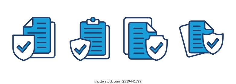 Icono de seguro Vector. símbolo de seguro Vector