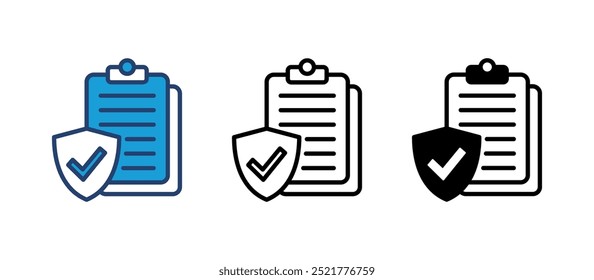 Insurance icon vector. insurance symbol vector