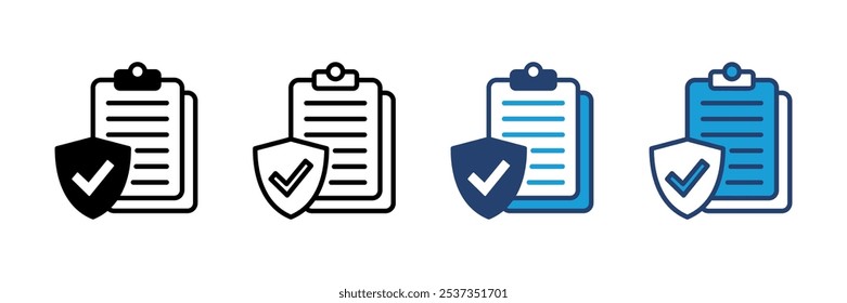 Icono de seguro Vector. símbolo de seguro Vector