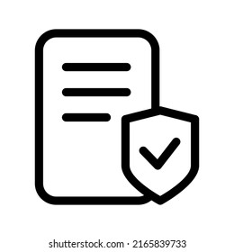 Insurance Icon Vector Symbol Design Illustration