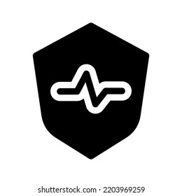 Ilustración de diseño de símbolo del vector de seguro
