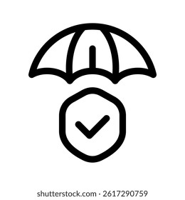 Insurance Icon Vector Symbol Design Illustration