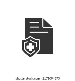 Insurance icons  symbol vector elements for infographic web