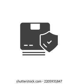 Elementos vectores de símbolos de iconos de seguros para web infográfica