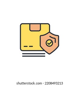 Insurance icons  symbol vector elements for infographic web