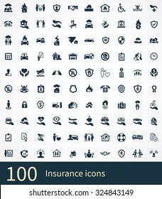 insurance Icons Vector set