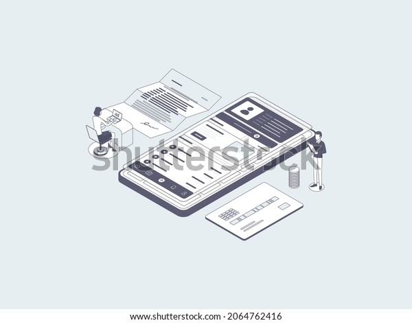 Insurance Isometric Illustration Lineal Gray.\
Suitable for Mobile App, Website, Banner, Diagrams, Infographics,\
and Other Graphic\
Assets.
