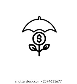 Insurance line icons collection. UI icon set in a flat design. Excellent signed icon collection. Thin outline icons pack.