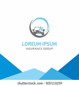 Insurance logo, Car insurance, logo vector template