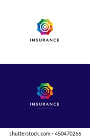 Insurance logo template.