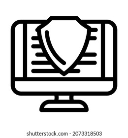 insurance money line icon vector. insurance money sign. isolated contour symbol black illustration