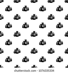 Insurance money pattern vector seamless repeating for any web design