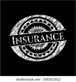  Insurance on chalkboard