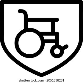  Insurance Outline Vector Icon Design
