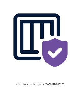 insurance package duotone icon. Sleek and modern vector icon for websites, mobile apps, marketing materials, and corporate design. Fully scalable and ready to use.