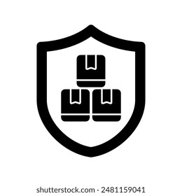 insurance package icon vector design illustration template