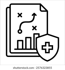 Insurance Planning Icon Element For Design