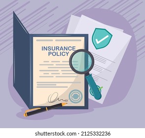 insurance policy agreement check mark