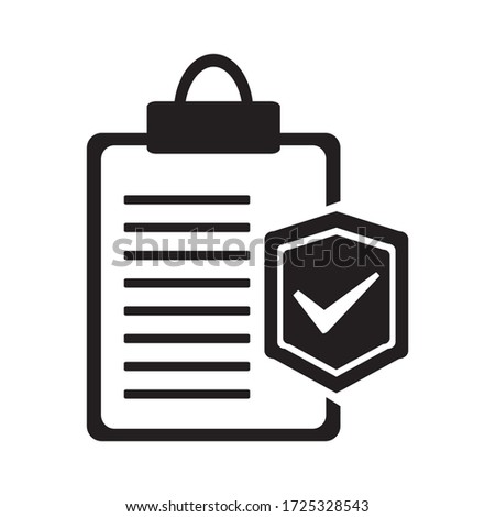 Insurance Policy Icon. vector graphics designs