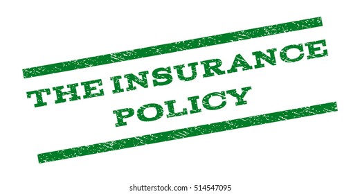 Insurance Policy Watermark Stamp Text Caption Stock Vector (Royalty ...