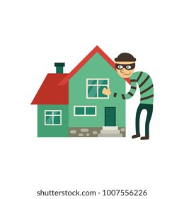 Insurance Protection Theft Robbery Icon Male Stock Vector (Royalty Free ...