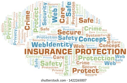 Insurance Protection word cloud. Wordcloud made with text only.
