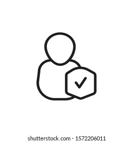 Insurance or security icon vector illustration