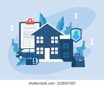 insurance service property and icons