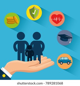 concepto de servicios de seguros