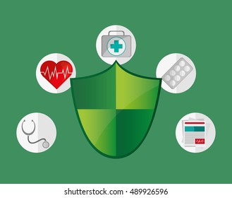 insurance services related icons image
