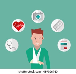 insurance services related icons image