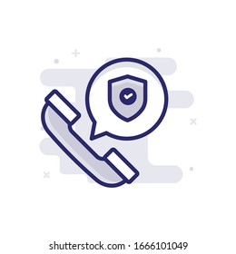insurance Services  Vector illustration. insurance icon isolated on white background.