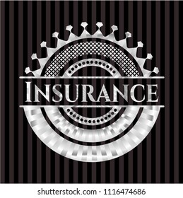 Insurance silver emblem