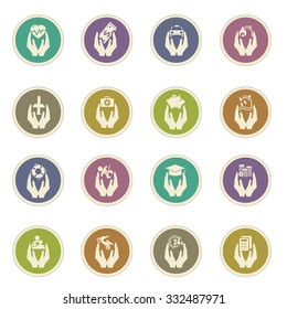Insurance simply symbol for web icons