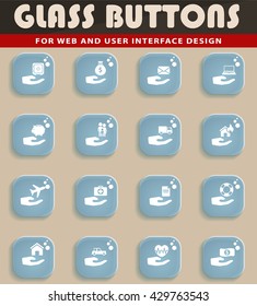 Insurance simply symbol for web icons and user interface