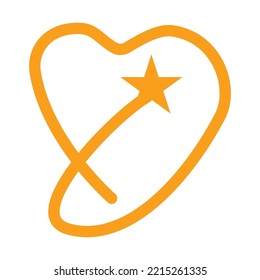 insurance success star Icon Illustration Brand Identity