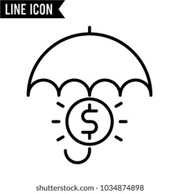 Insurance vector icon
