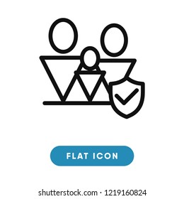 Insurance vector icon