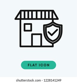 Insurance vector icon