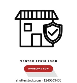 Insurance vector icon