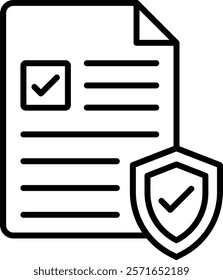 Insurance vector icon. Can be used for printing, mobile and web applications.