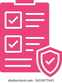 Insurance vector icon. Can be used for printing, mobile and web applications.