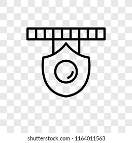 Insurance vector icon isolated on transparent background, Insurance logo concept