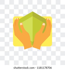 Insurance vector icon isolated on transparent background, Insurance logo concept