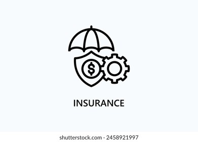 Insurance Vector Icon Or Logo Illustration