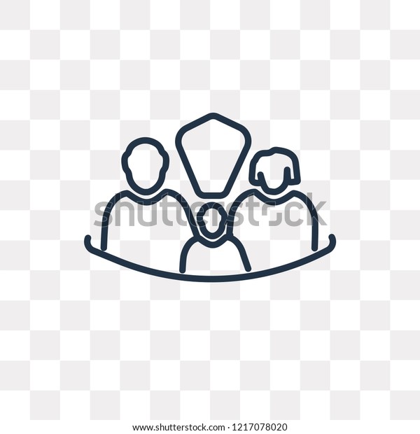 Insurance vector outline icon isolated on\
transparent background, high quality linear Insurance transparency\
concept can be used web and\
mobile